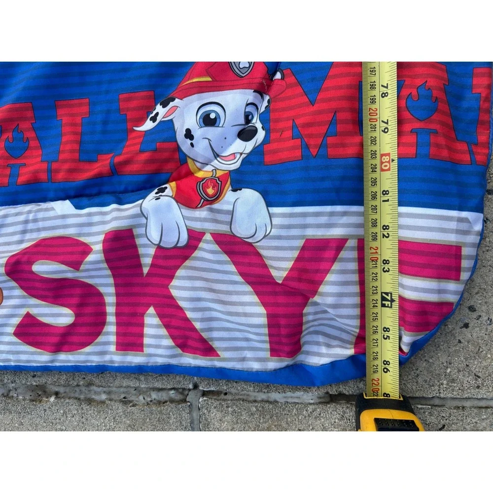 Nickelodeon Paw Patrol Comforter Blue Chase Marshall Kids Reversible